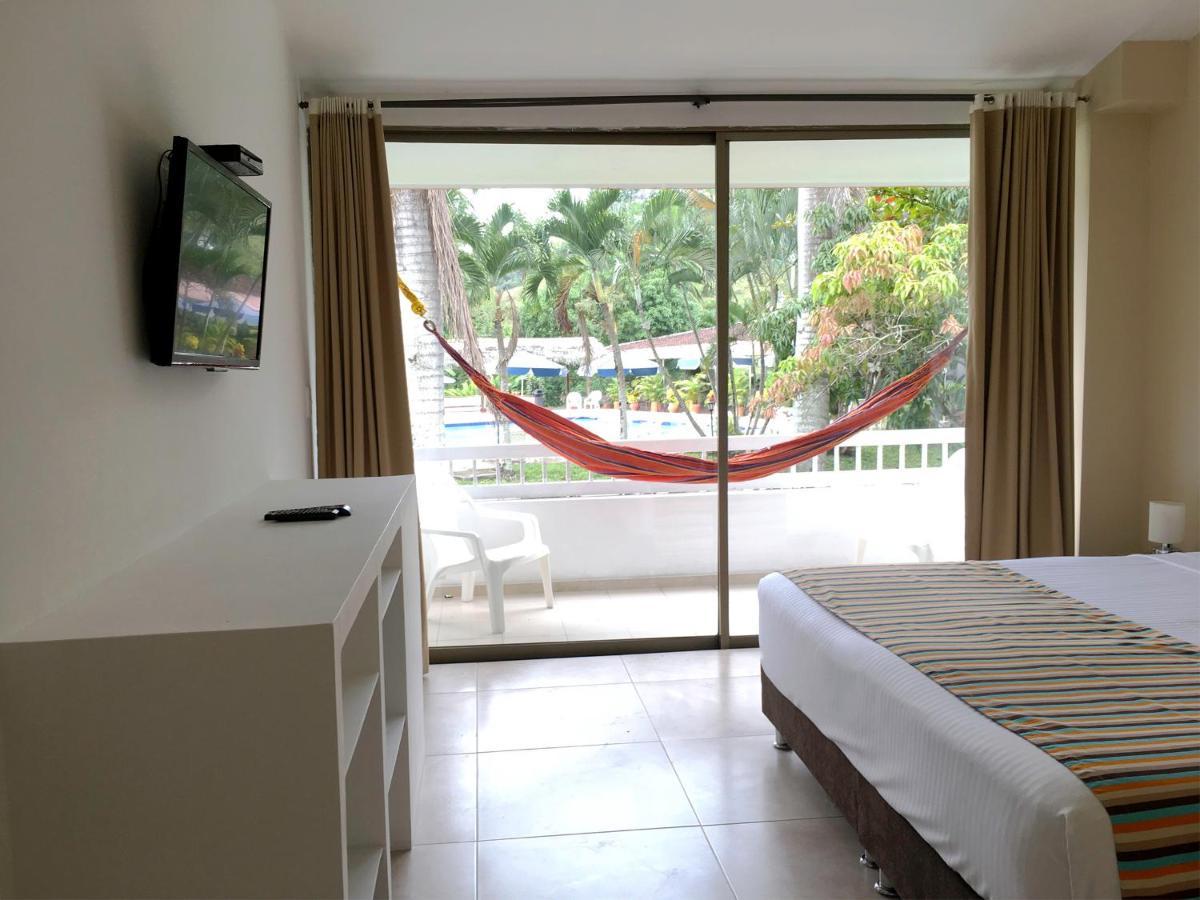 Hotel Hacienda El Diamante Villeta Dış mekan fotoğraf