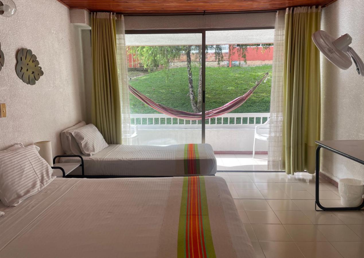 Hotel Hacienda El Diamante Villeta Dış mekan fotoğraf